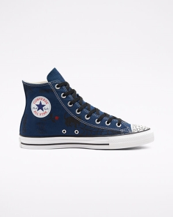 Converse Sean Pablo CTAS Pro Férfi Magasszárú Fekete/Fehér/Sötétkék | FYZVOWA-HU